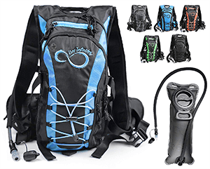 Hydration Backpack With 2.0L TPU Leak Proof Water Bladder